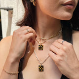 Samuel Necklace - Checkered