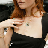 Beignet Necklace - Abalone