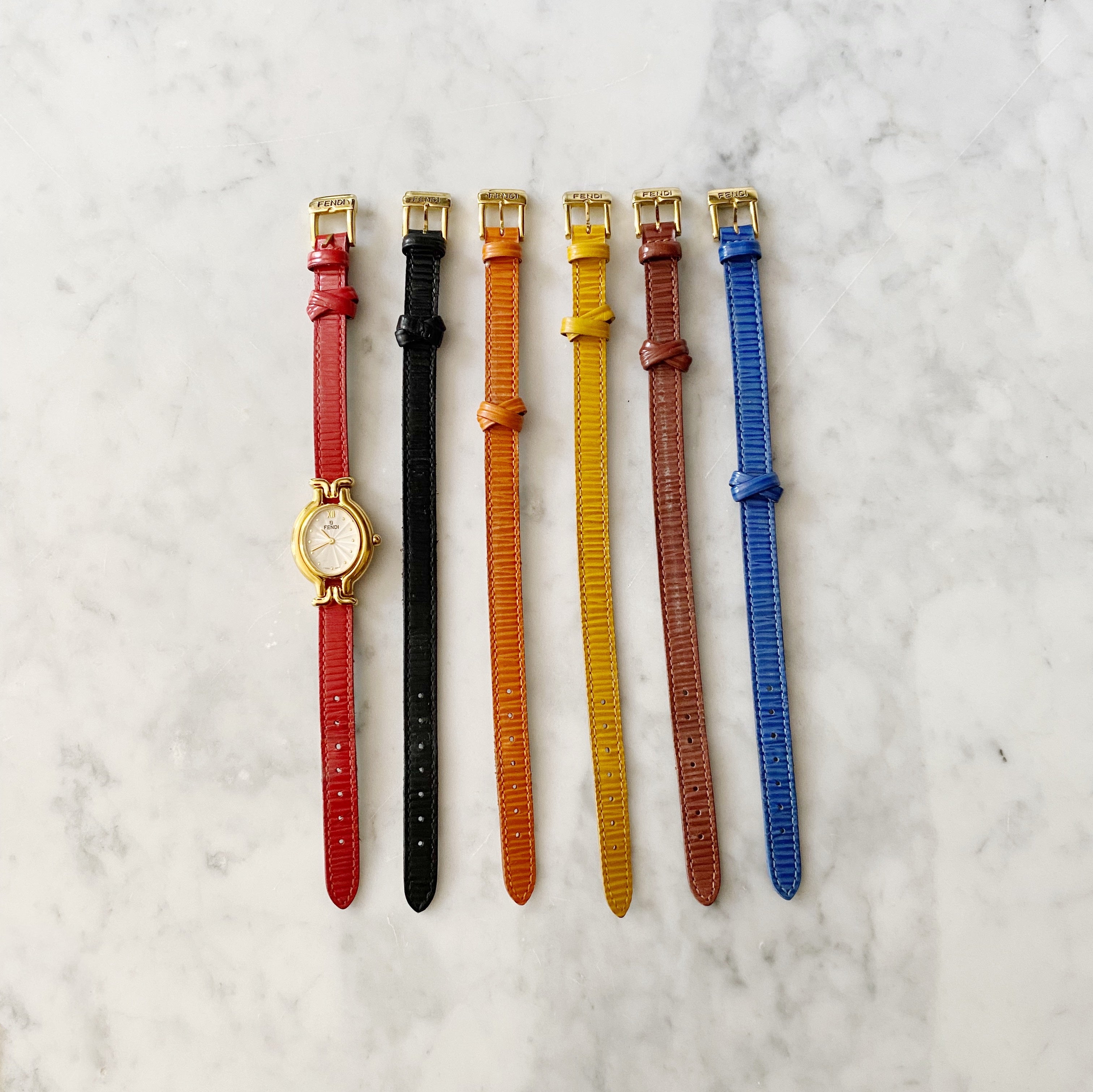 Vintage Gold Fendi Watch with Interchangeable Bands – Tarin Thomas