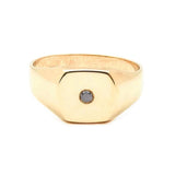 #BABESINTT: Asher Ring - Black Diamond