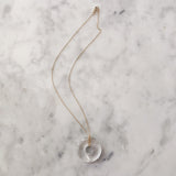 Beignet Necklace - Crystal