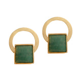 Carlyle Earrings - Aventurine