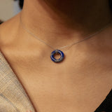 Beignet Necklace - Lapis