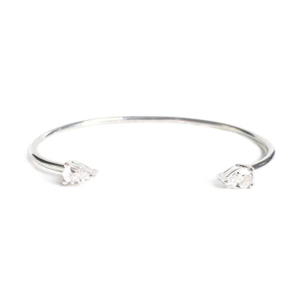 Madison Cuff - White Topaz