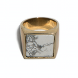 #BABESINTT: Samuel Ring - White Howlite