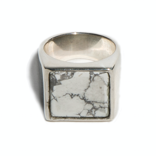 #BABESINTT: Samuel Ring - White Howlite