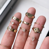 Reagan Ring - White Sapphire