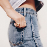 #BABESINTT: Artie Ring - White Mother of Pearl