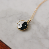 #BABESINTT: Yin Yang Everett Necklace - Cable Link Chain