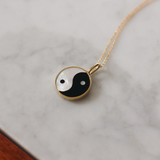 Yin Yang Everett Necklace - Cable Link Chain