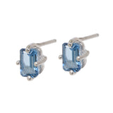 Jordan Earrings - London Blue Topaz