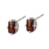 Jordan Earrings - Garnet