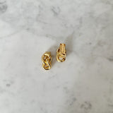 Vintage Christian Dior Interlocked Clip On Earrings