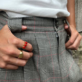 Vintage Triple Cabochon Coral Ring