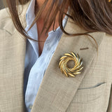 Vintage Pinwheel Shaped Brooch
