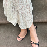 Vintage Jimmy Choo Black Strappy Heels