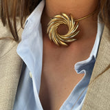 Vintage Pinwheel Shaped Brooch