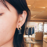 Vintage Givenchy Lock Earrings