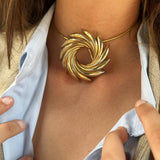 Vintage Pinwheel Shaped Brooch
