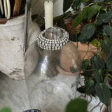 Vintage Sparkly Rhinestone Silver Cuff