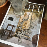 Vintage Rhinestone Statement Necklace