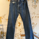Vintage Dark Wash Straight Leg Denim