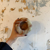 Vintage Red Marble Round Dish
