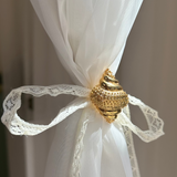 Gold Seashell Brooch