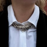 Vintage Sterling Silver Twisted Choker