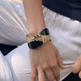 Black and Bone Bangle