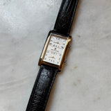 Vintage Pierre Cardin Watch with Silver Bezel and White Dial