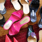 Vintage Dolce & Gabbana Pink Terry Slide Pump