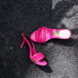 Vintage Dolce & Gabbana Pink Terry Slide Pump