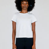 Plain Jane The Shortie Sleeve White