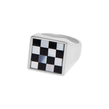 Samuel Mini Ring - Checkered