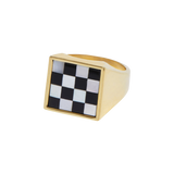 Samuel Mini Ring - Checkered