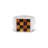 Samuel Mini Ring in Onyx & Tiger's Eye
