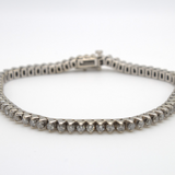 Vintage White Gold Diamond Tennis Bracelet