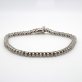 Vintage White Gold Diamond Tennis Bracelet