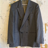 Vintage Christian Dior Grey Double Breated Blazer