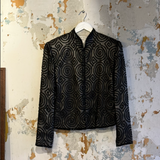 Black Beaded Evening Jacket