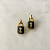 Vintage Givenchy Lock Earrings