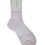 Maria La Rosa Metallic Ribbed Socks