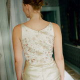 Vintage Givenchy Rose Gold Tone Pink Rhinestone Graduated Drop Post Earrings