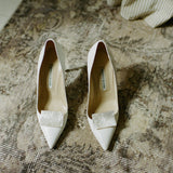 Vintage Acrylic Shoe Clips