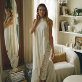 Vintage Oval Pearl Earring with Black Enamel Drop