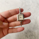 Vintage Silver Square Faced Gucci Watch