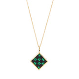 Samuel Mini Necklace - Black Onyx/Malachite