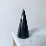 Marble Ring Cone - Black