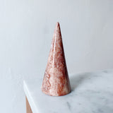 Marble Ring Cone - Red